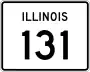 Illinois Route 131 marker