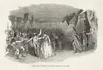 Image 84Last scene of Attila, author unknown (restored by Adam Cuerden) (from Wikipedia:Featured pictures/Culture, entertainment, and lifestyle/Theatre)
