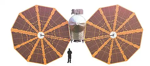 Illustration of the deployed spacecraft