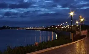 Iloilo River Esplanade at dusk