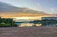 Sunset at the Iloilo River Esplanade 1 Extension (Skate Park)