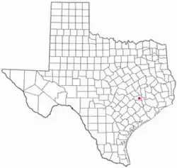 Location of Chappell Hill, Texas