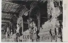 The statues of Five Buddha.