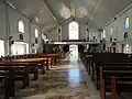 The view of the nave towards the narthex