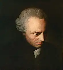 Painting of Immanuel Kant