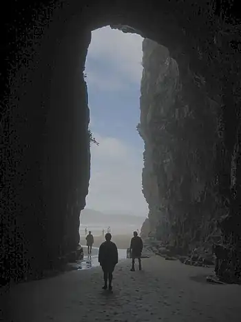 Inside the Cathedral Cave