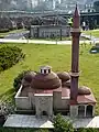 Model of the İnce Minareli Medrese, showing the original height of its minaret