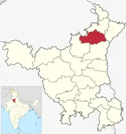 Location in Haryana