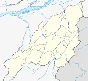 Dzüleke is located in Nagaland