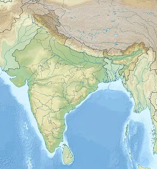 Location of Banjara lake within India