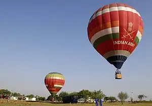 Hot air balloons