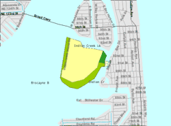 U.S. Census Bureau map showing village boundaries