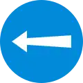 Compulsory turn left