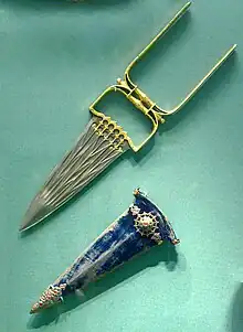 Image 21Katar, Tamil dagger which was popular throughout South Asia (from Tamils)