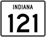 State Road 121 marker