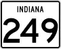 State Road 249 marker