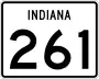 State Road 261 marker