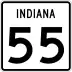 State Road 55 marker