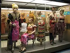 Image 4Exhibit in Indonesia Museum, Jakarta, displaying the traditional costumes of Indonesian ethnic groups