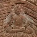 "Indrasala architrave", detail of the Buddha in Indrasala Cave, 50-100 CE.