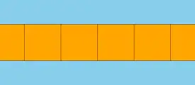 The apeirogonal antiprism can be constructed by applying an alternation operation to an apeirogonal prism.