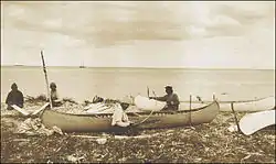 Innu near Sheshatshiu in the 1920s.