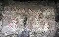 Inscription above the Pierre Pertuis