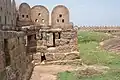 As seen from inside the fort