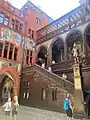 Interior courtyard of the building