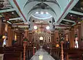 Viewing the nave from the narthex