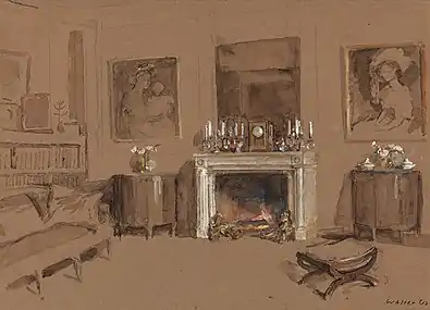 Interior with Fireplace