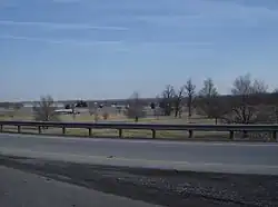 The western end of the eastern half of Interstate 76 begins at an interchange in Westfield Township