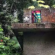 Invader-like urban art