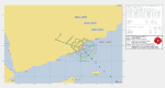 Forecast map for Severe Cyclonic Storm Tej