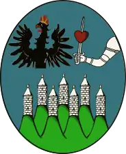 Transylvanian arms in Ioannes Szegedi's version (1734)