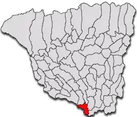 Location in Gorj County