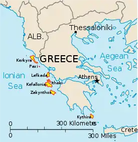 Image 34Main Ionian Islands (from List of islands of Greece)