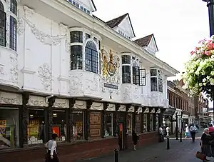 The "heavily projecting bays" of the 15th century Sparrowe's House, Ipswich