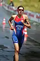 Irina Abysova at the World Championship Series triathlon in Kitzbuhel, 2011.