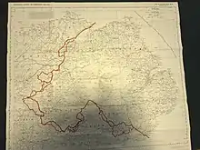 Map of the boundary changes recommended by the commission