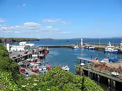 Dunmore East harbour and lighthouse