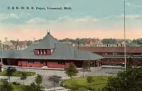 The Railroad Depot around 1910