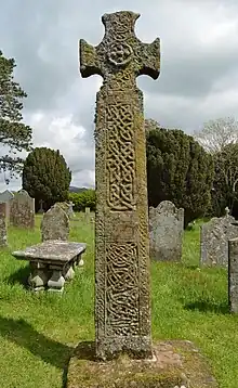 Image 20The Irton Cross, Irton, Cumbria, early 9th century, Anglian (pre-Viking) sculpture (from History of Cumbria)