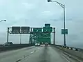 Driving on the Hart Bridge in 2019.