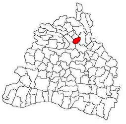 Location in Dolj County