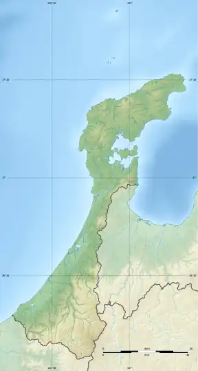 2007 Noto earthquake is located in Ishikawa Prefecture