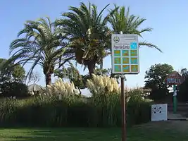 Entrance to the beach on Isla Canela.