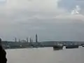 Mosque seen from the Mahakam Bridge.