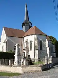 The church in Isle-Aubigny