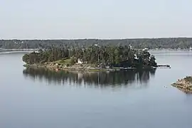 Hästholmen seen from the east